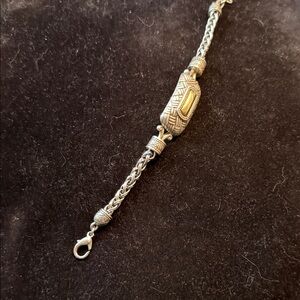 Elegant Silver and Gold Women's brighton Bracelet
